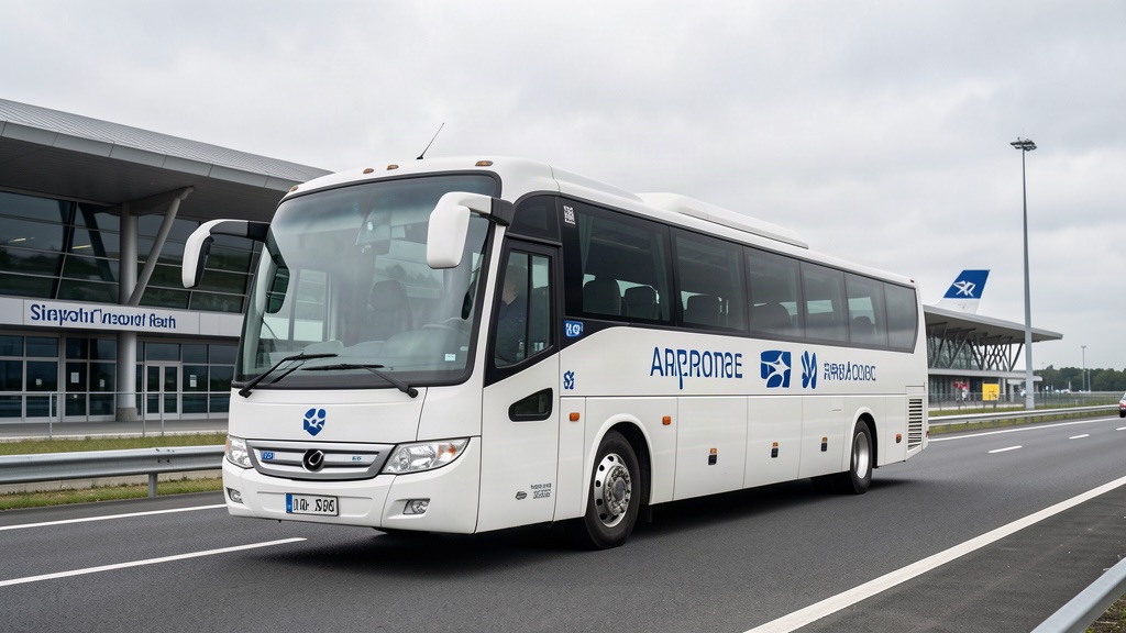 Navetta di collegamento tra parcheggio esterno e terminal aeroportuale